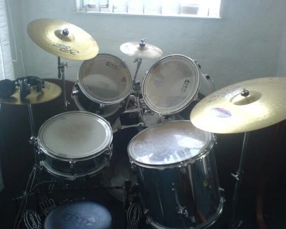 Nicholas Tickle - First drum kit