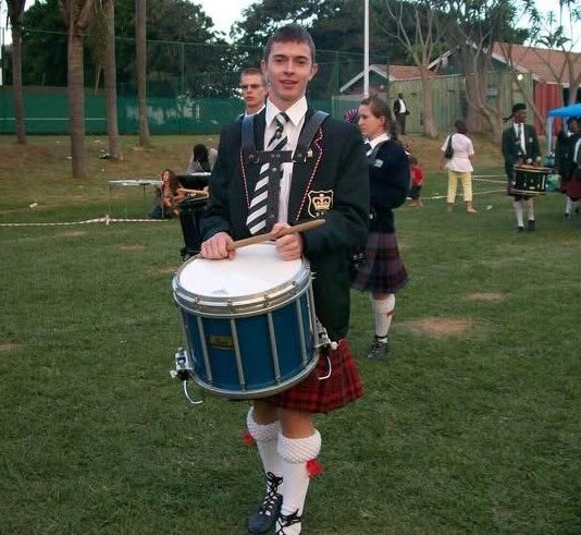 Nicholas Tickle - Pipe band drummer